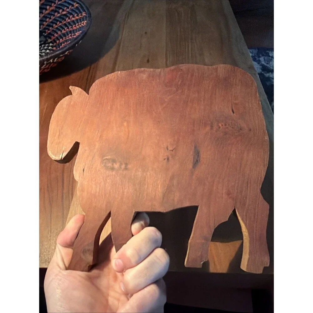 Cherry Wood Sheep Cutting Board/Wall Plaque 9.5”x8.75”- Cottagecore